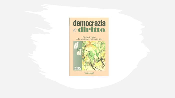 copertina del volume democrazia e diritto 2/2025