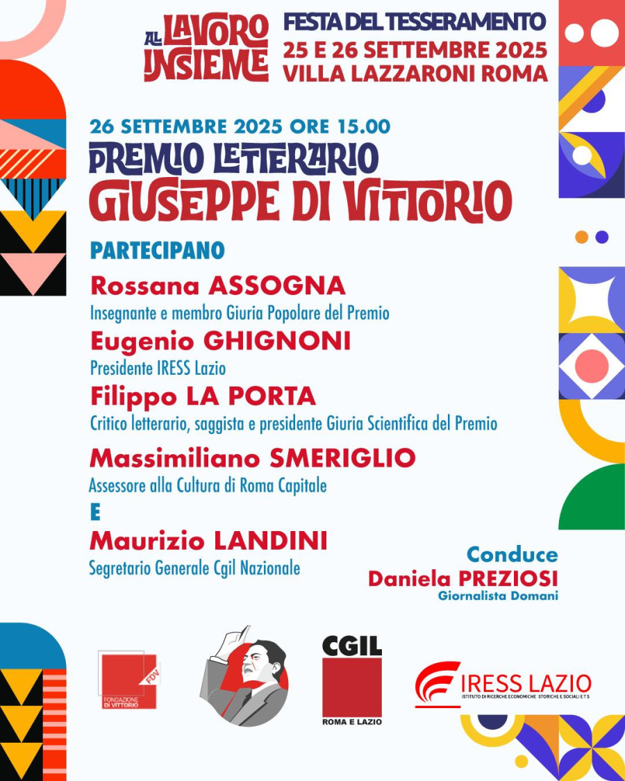 La locandina contiene il programma dettagliato dell'evento