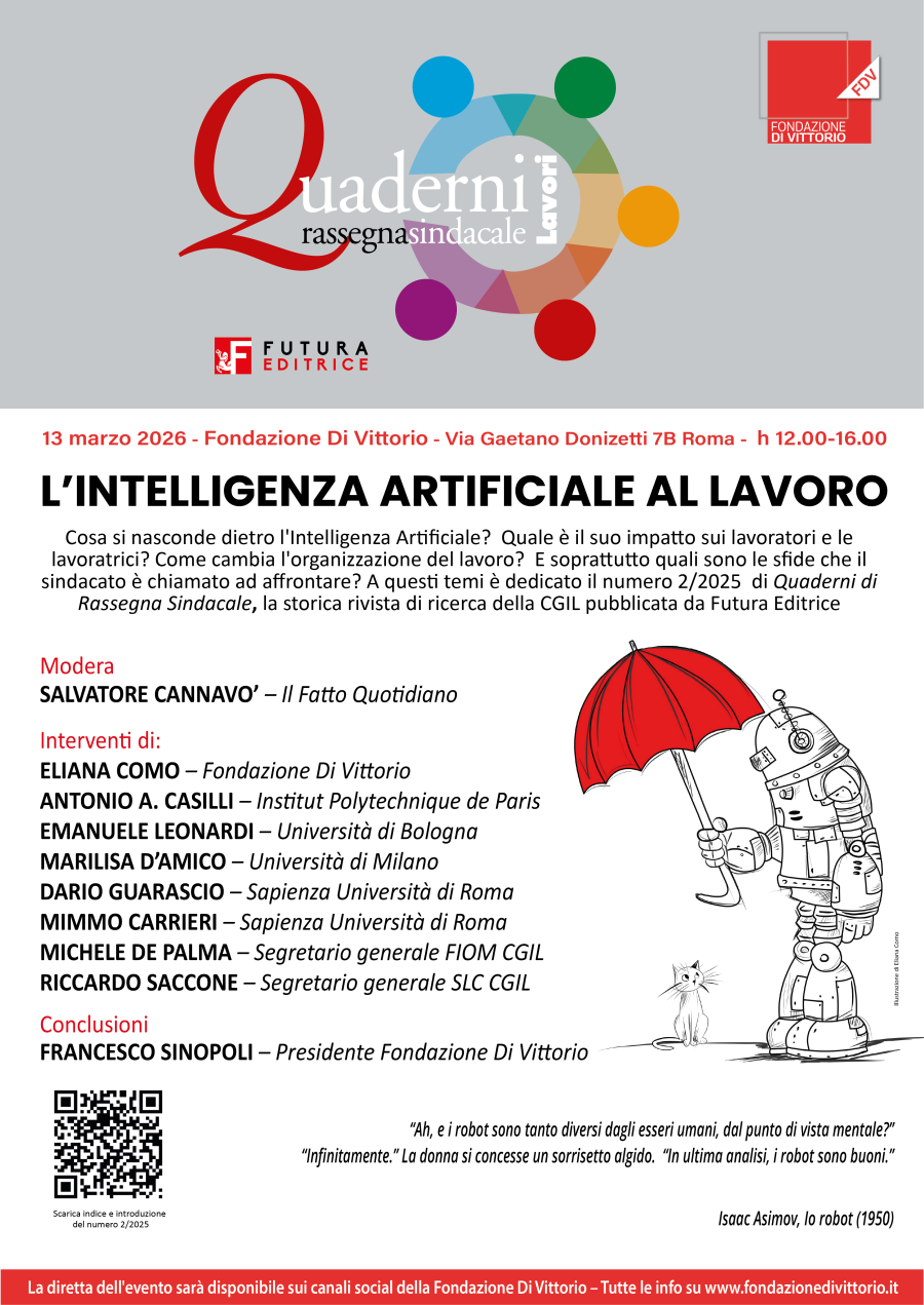 L’INTELLIGENZA ARTIFICIALE AL LAVORO