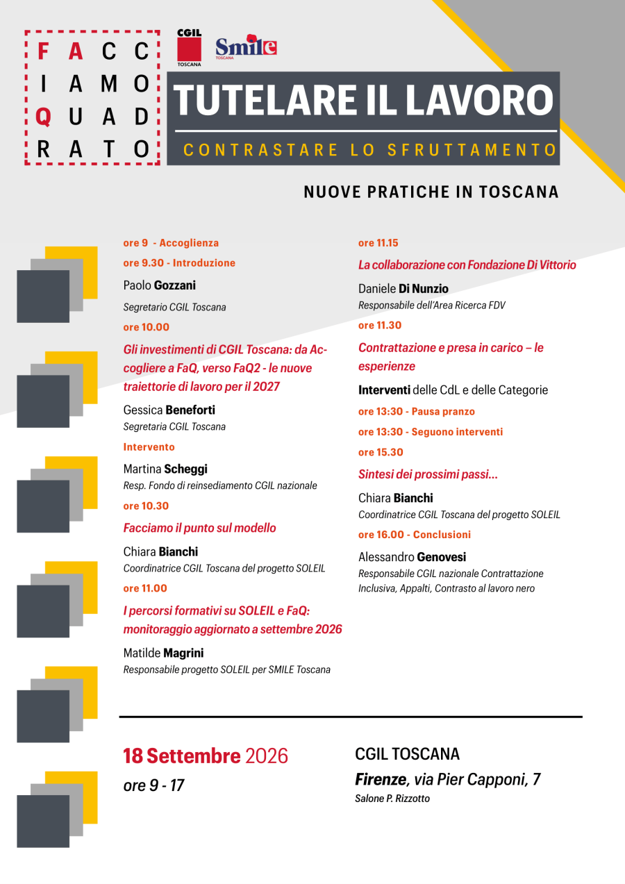 "Facciamo quadrato" 