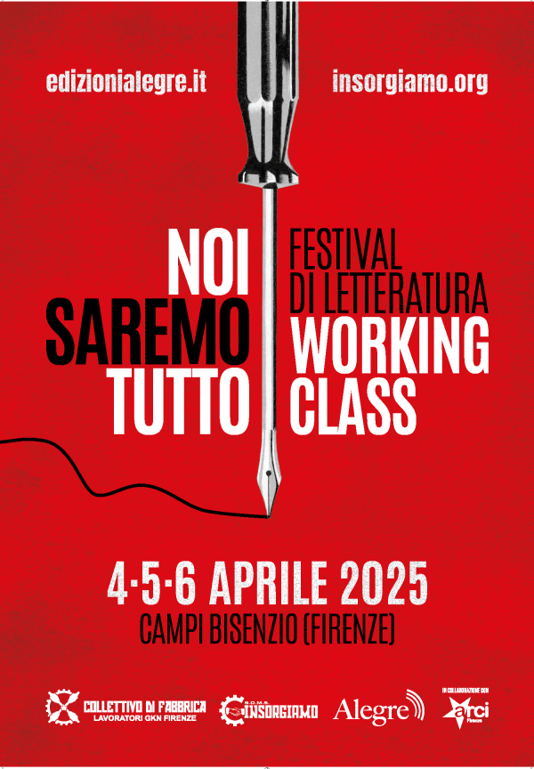 FDV AL FESTIVAL DI LETTERATURA WORKING CLASS A CAMPI BISENZIO