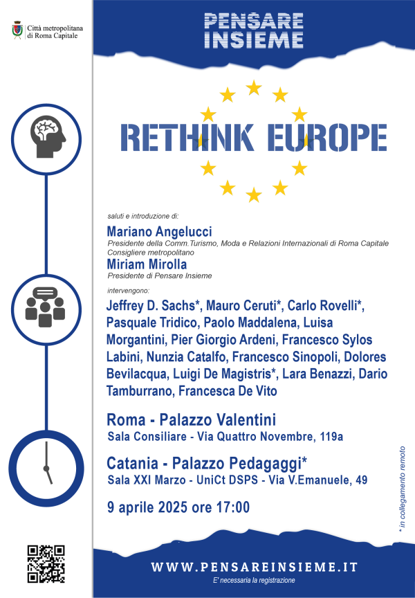 RETHINK EUROPE: L’UE COME PROMOTRICE DI PACE