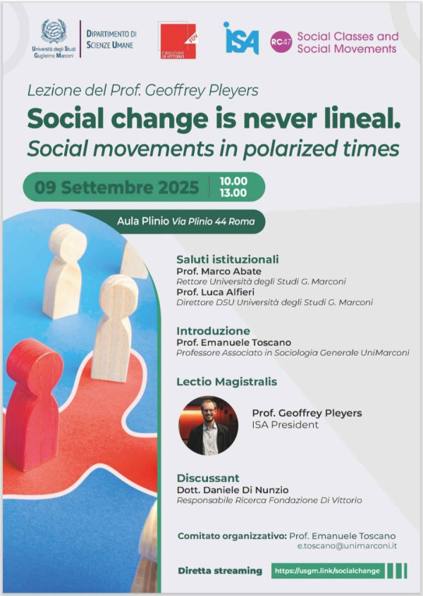 Locandina Social Change is never lineal