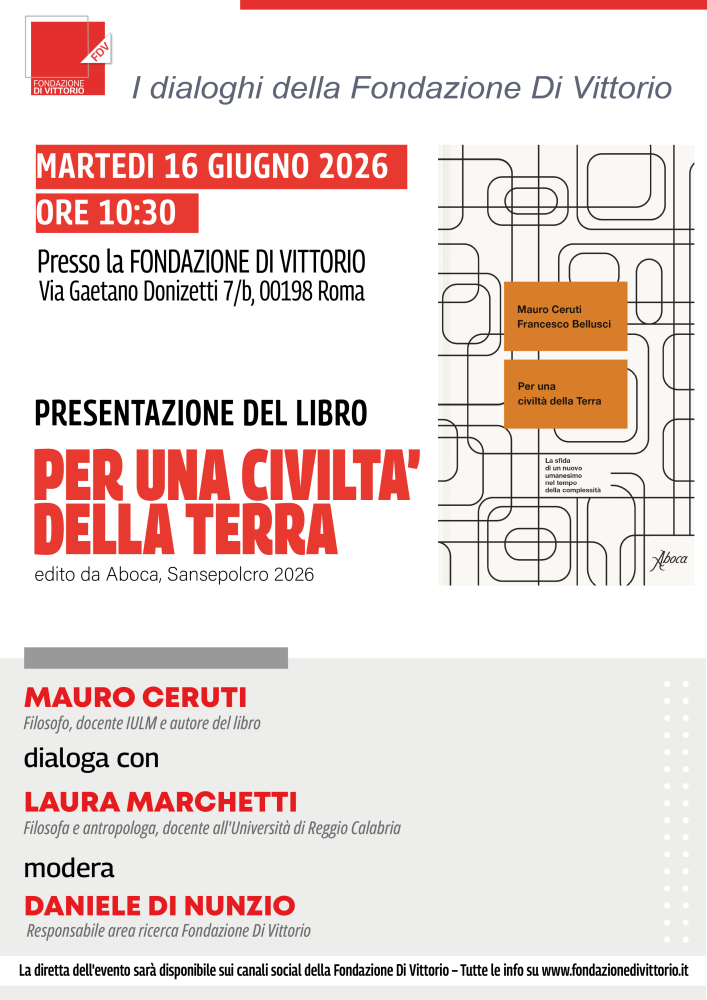 Per una civiltà della Terra