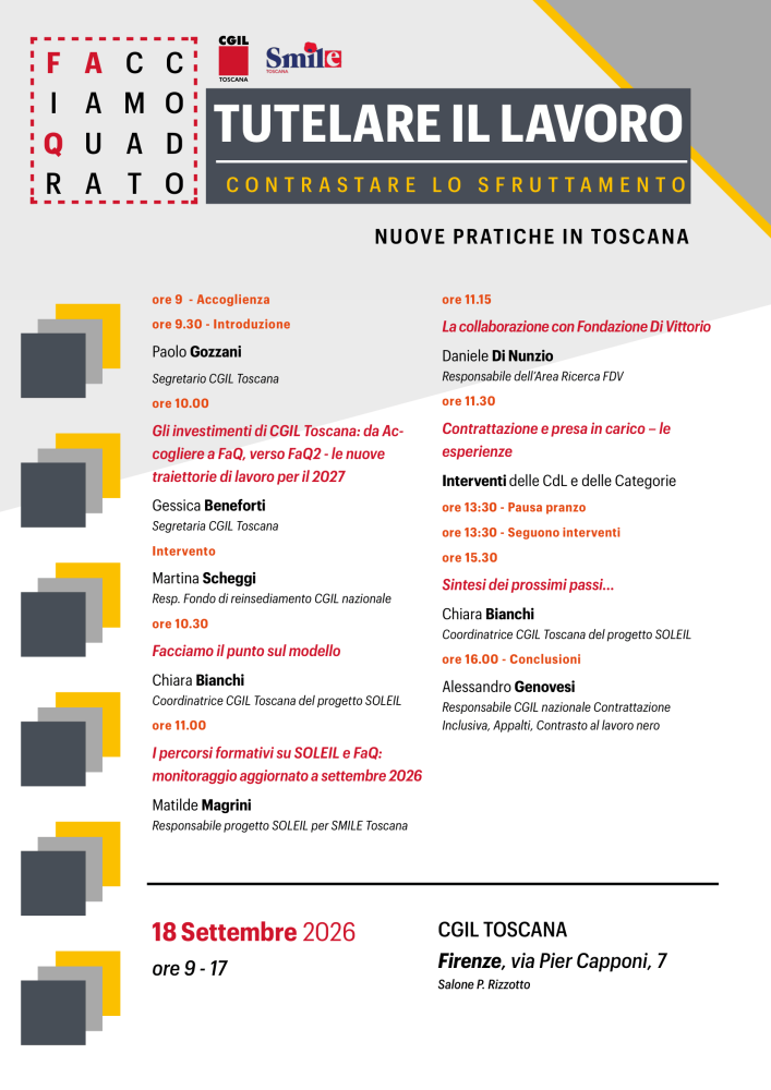 "Facciamo quadrato" 