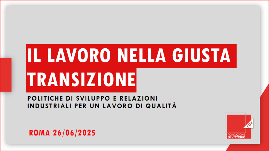 lavoro giusta transizione