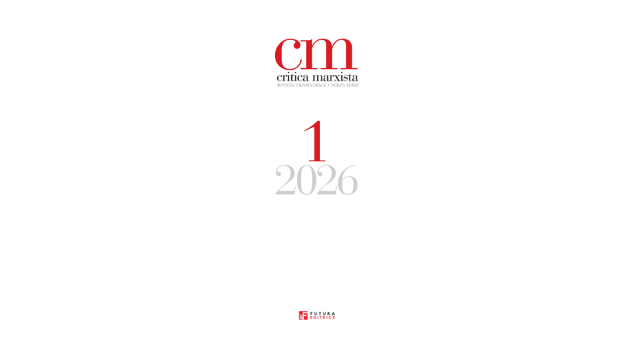 copertina della rivista critica marxista n.1/2026