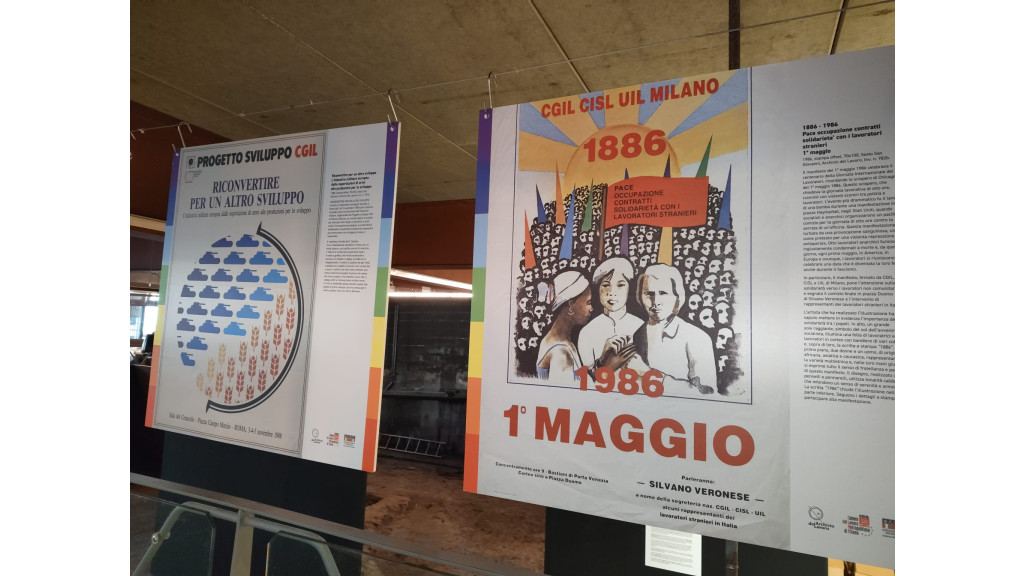 alcuni dei manifesti esposti
