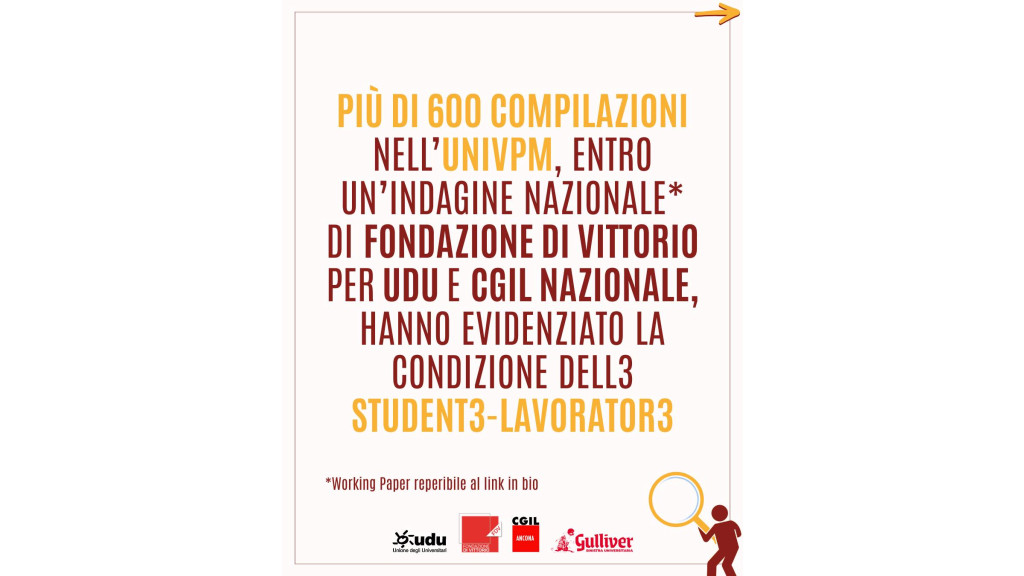 Presentazione del report con focus sull’Università Politecnica delle Marche