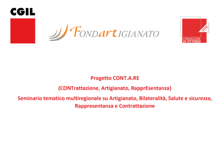 Progetto CONT.A.RE– CONTrattazione, Artigianato, RapprEsentanza
