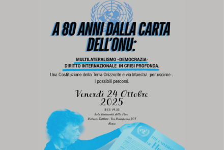  A 80 ANNI DALLA CARTA DELL’ONU 