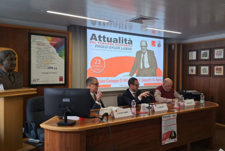 SEGUI LA DIRETTA DALLE 10:00 DELL'EVENTO - ATTUALITÀ DEL PENSIERO ECONOMICO DI PAOLO SYLOS LABINI
