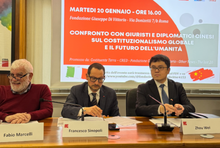 COSTITUZIONALISMO GLOBALE: A ROMA IL DIALOGO TRA ITALIA E CINA PER UN NUOVO MULTILATERALISMO