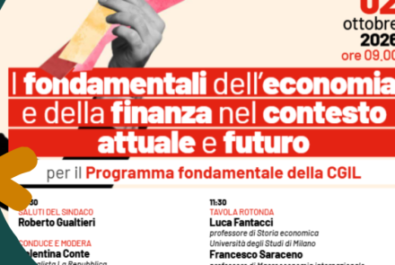 Lectio magistralis di Jeffrey Sachs - Per il Programma fondamentale della Cgil