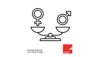 gender equality con loghi