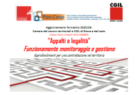 Appalti e legalità: una giornata di formazione e confronto per la CGIL Roma e Lazio